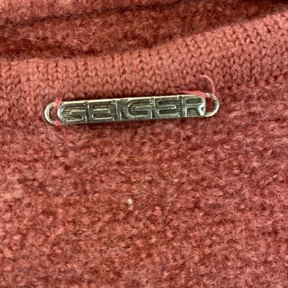 Vintage Geiger of Austria Boiled Wool Jacket | Pink | Size 42 - Picture 7 of 7